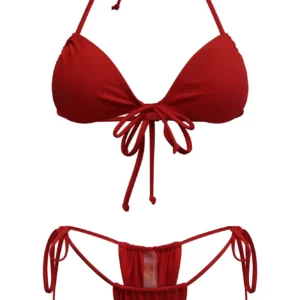 SFM's Classic Red thong bikini.